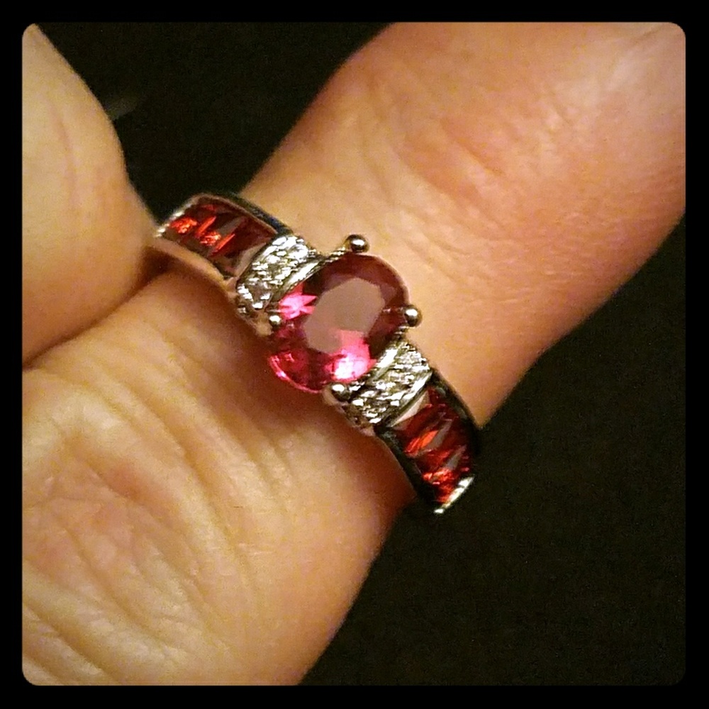 Pink tourmaline gorgeous ring